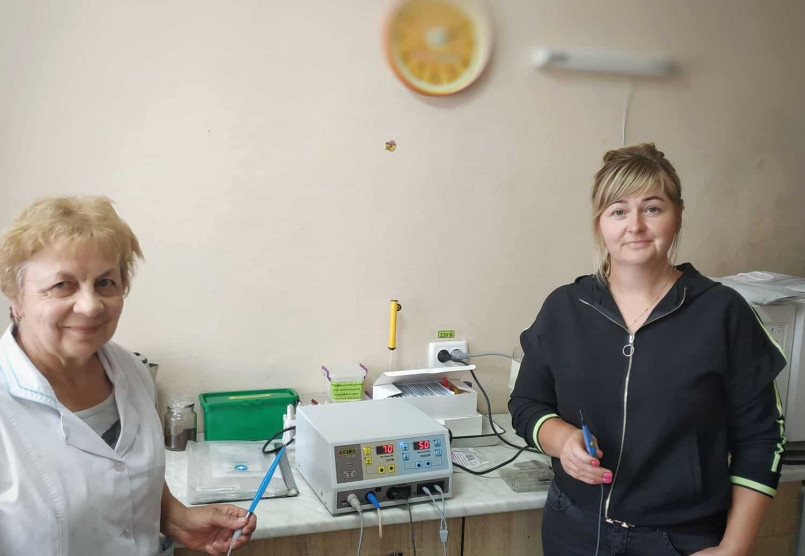 Вітаємо одну з поліклінік Івано-Франківської області з придбанням радіохвильового електрохірургічного апарату